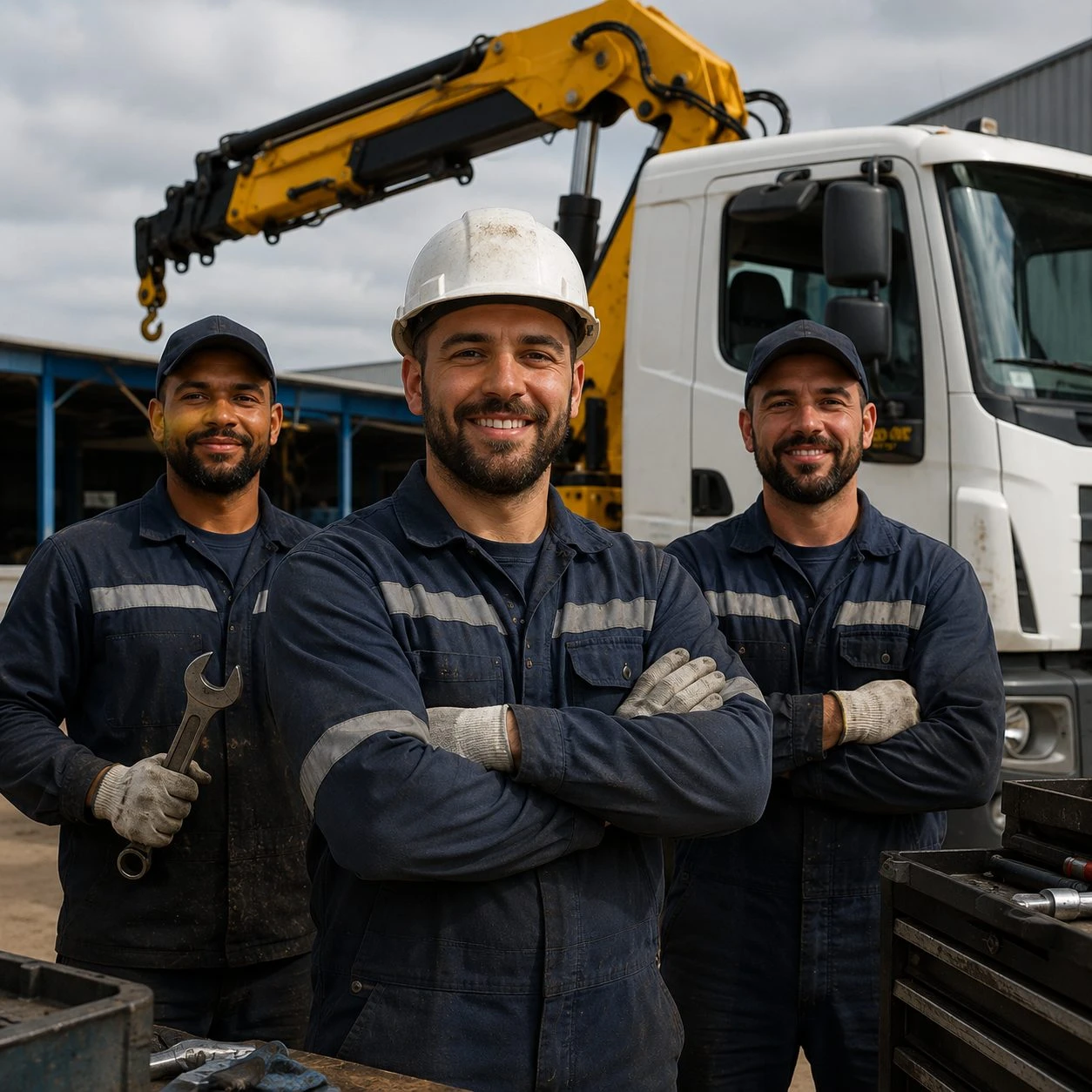 Equipe técnica da Hydramaq Hidráulica
